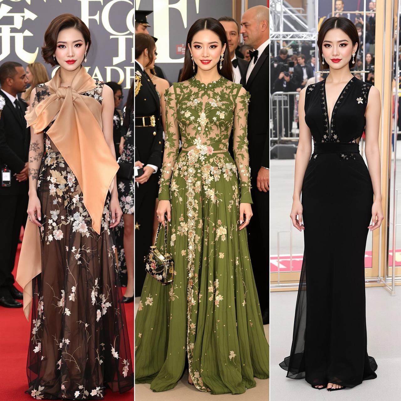 吃瓜大赛 - 某女星红毯造型全记录：从翻车到封神